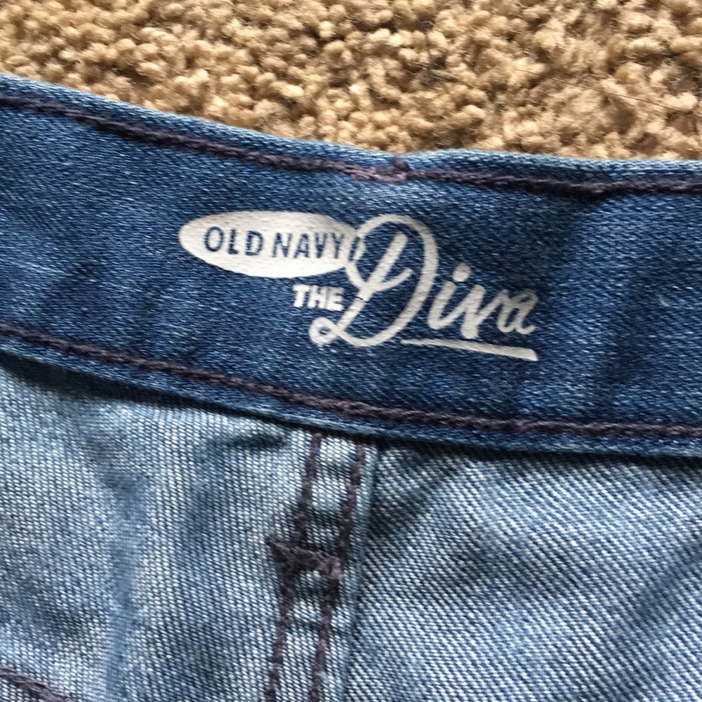 NWT Old Navy Floral Denim Shorts size 14 - Picture 5 of 9